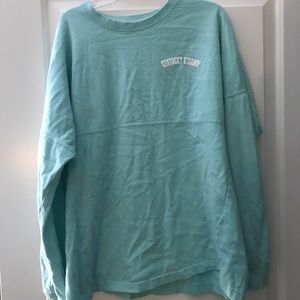 blue long sleeve tee